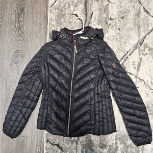 Michael Kors Packable Down Jacket Coat Black M Medium